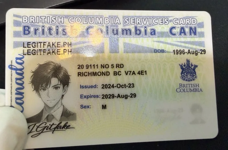 British Columbla (BC-SERVICES CARD) ID - Image 3