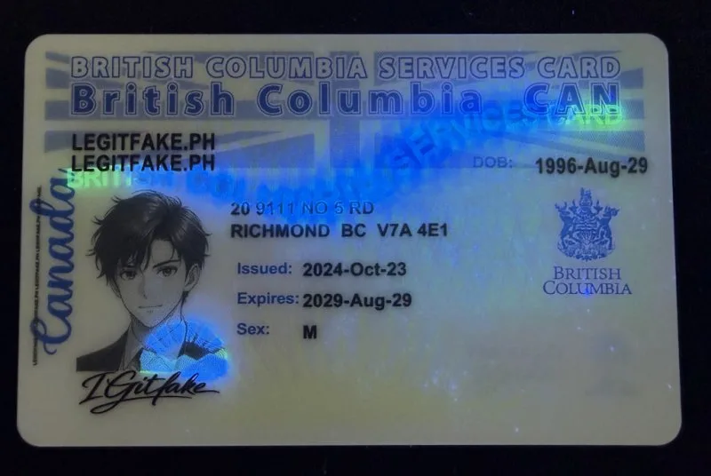 British Columbla (BC-SERVICES CARD) ID - Image 4